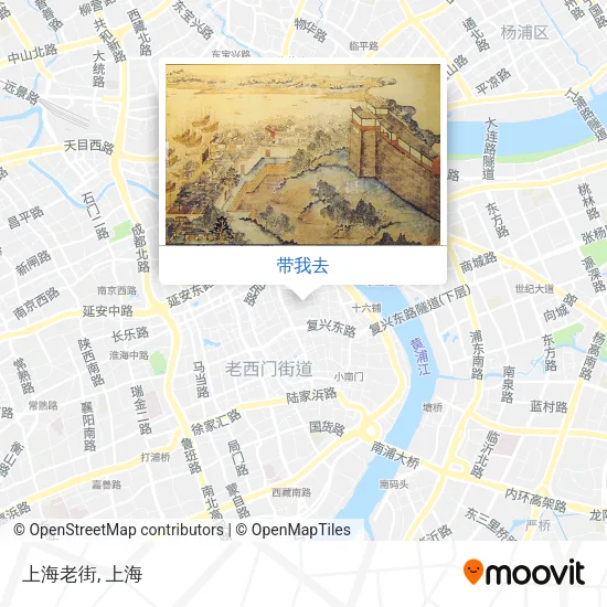 上海老街地图