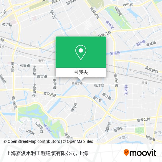 上海嘉浚水利工程建筑有限公司地图