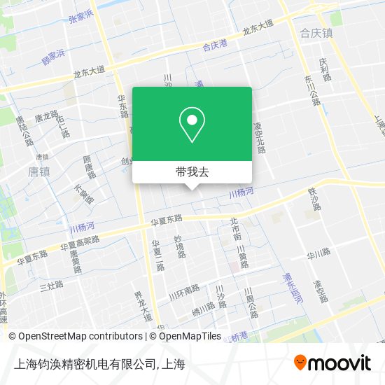 上海钧涣精密机电有限公司地图