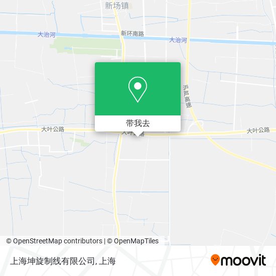 上海坤旋制线有限公司地图