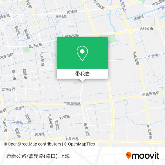 康新公路/蓝靛路(路口)地图