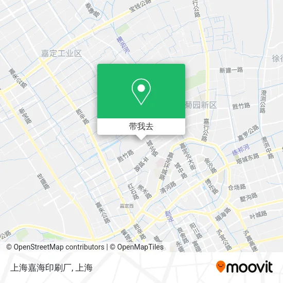 上海嘉海印刷厂地图