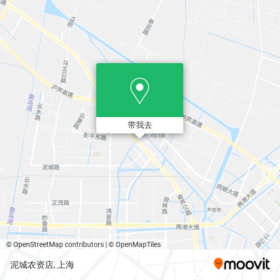 泥城农资店地图