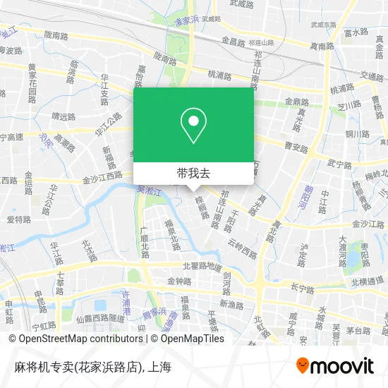 麻将机专卖(花家浜路店)地图