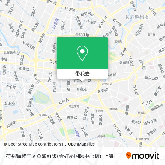 荷裕猫叔三文鱼海鲜饭(金虹桥国际中心店)地图