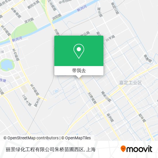 丽景绿化工程有限公司朱桥苗圃西区地图