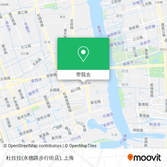杜拉拉(永德路步行街店)地图