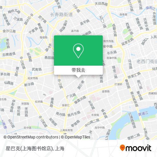 星巴克(上海图书馆店)地图