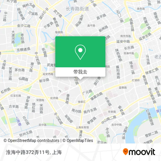 淮海中路372弄11号地图