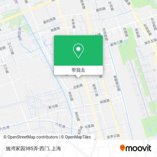 施湾家园385弄-西门地图
