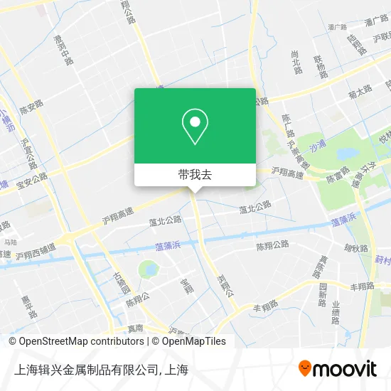 上海辑兴金属制品有限公司地图