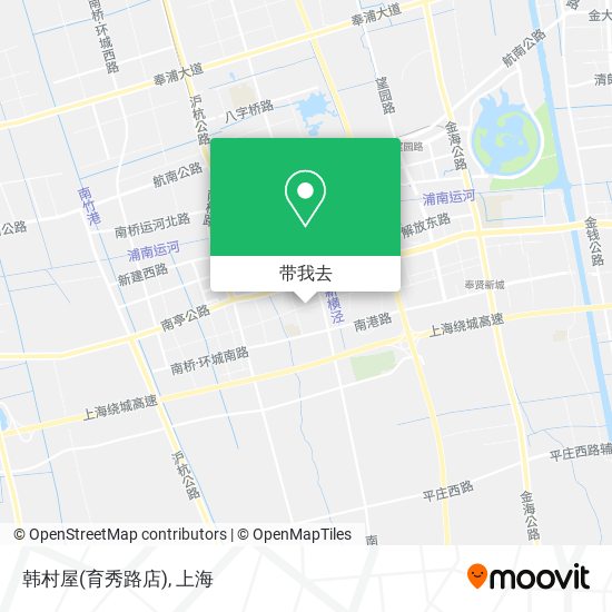 韩村屋(育秀路店)地图