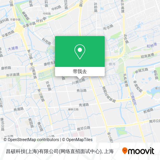 昌硕科技(上海)有限公司(网络直招面试中心)地图
