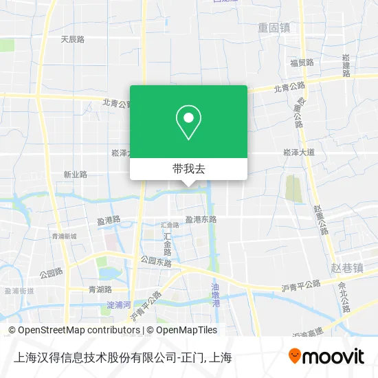 上海汉得信息技术股份有限公司-正门地图