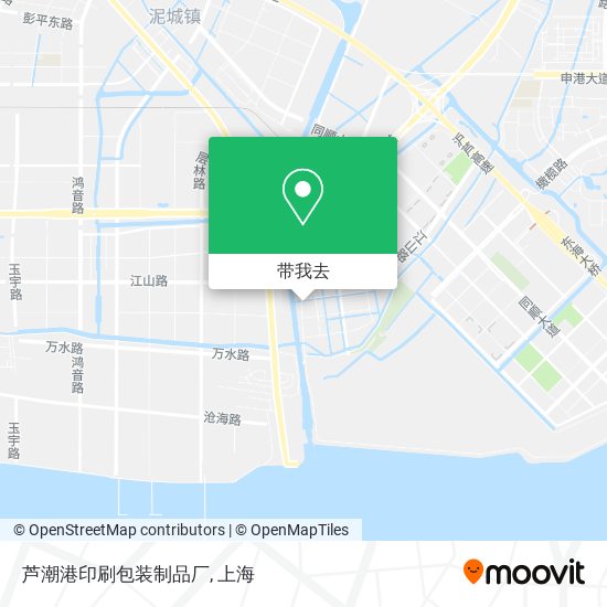 芦潮港印刷包装制品厂地图