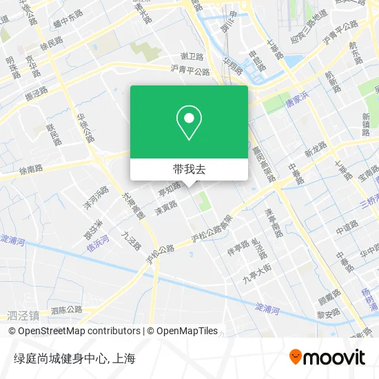 绿庭尚城健身中心地图