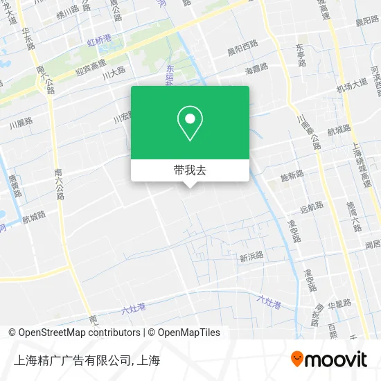 上海精广广告有限公司地图