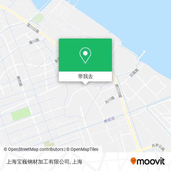 上海宝巍钢材加工有限公司地图