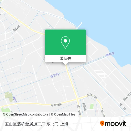 宝山区盛桥金属加工厂-东北门地图