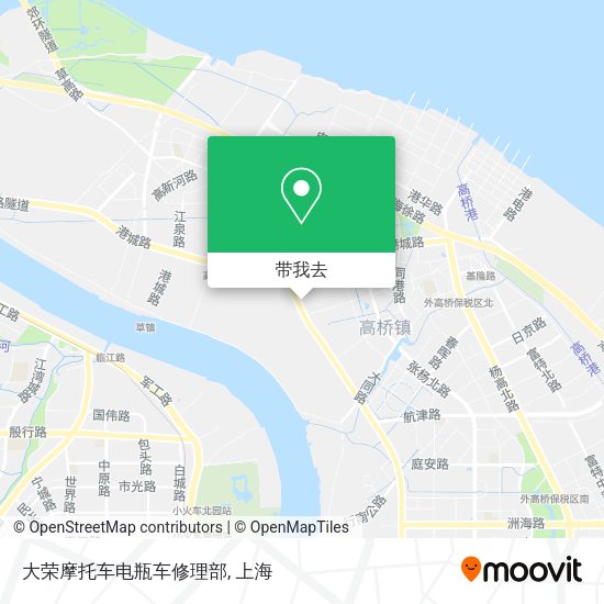 大荣摩托车电瓶车修理部地图