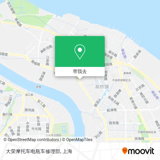 大荣摩托车电瓶车修理部地图