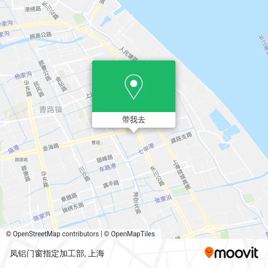 凤铝门窗指定加工部地图