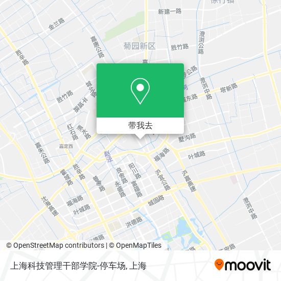 上海科技管理干部学院-停车场地图