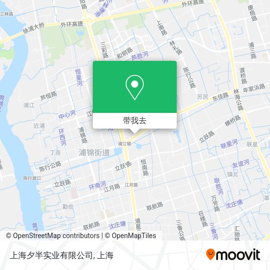 上海夕半实业有限公司地图