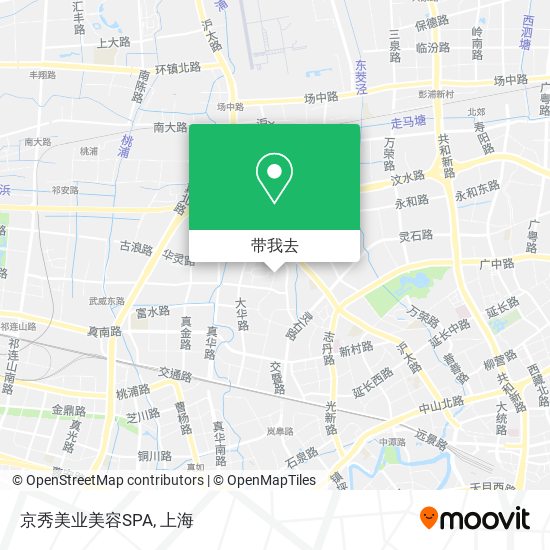 京秀美业美容SPA地图