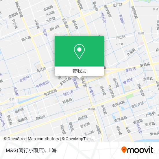 M&G(闵行小雨店)地图