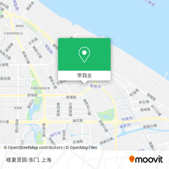 楼夏景园-东门地图