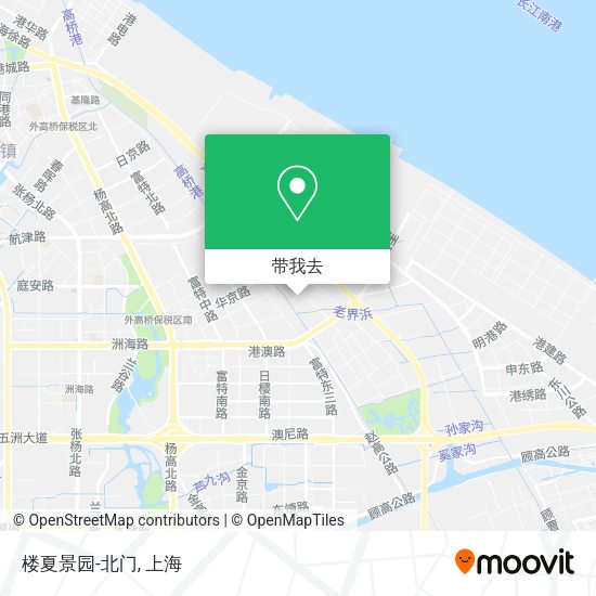 楼夏景园-北门地图