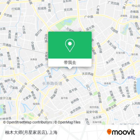 柚木大师(月星家居店)地图