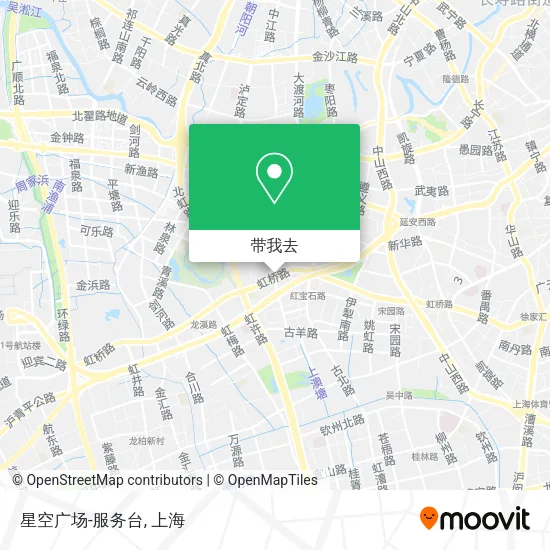 星空广场-服务台地图