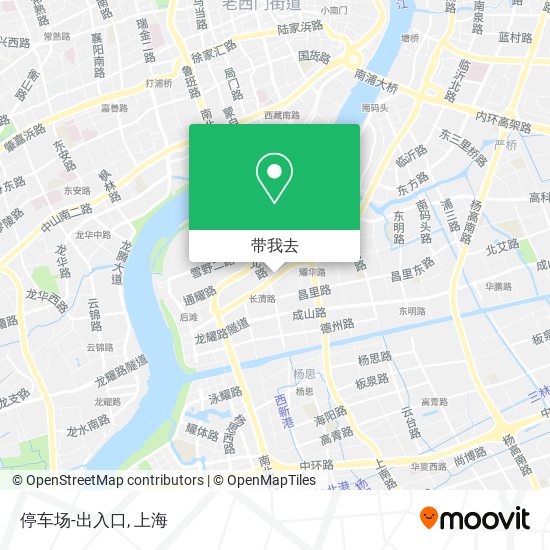 停车场-出入口地图