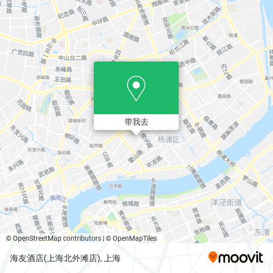 海友酒店(上海北外滩店)地图