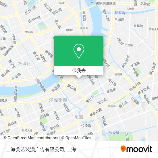 上海美艺装潢广告有限公司地图
