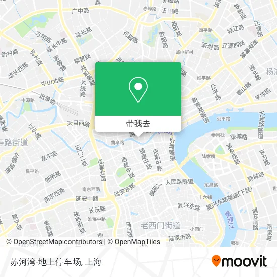 苏河湾-地上停车场地图