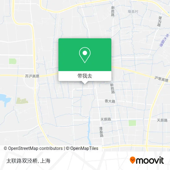 太联路双泾桥地图