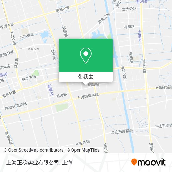 上海正确实业有限公司地图