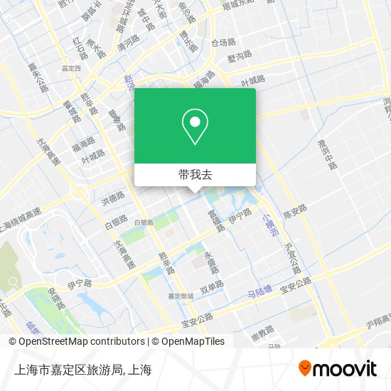 上海市嘉定区旅游局地图