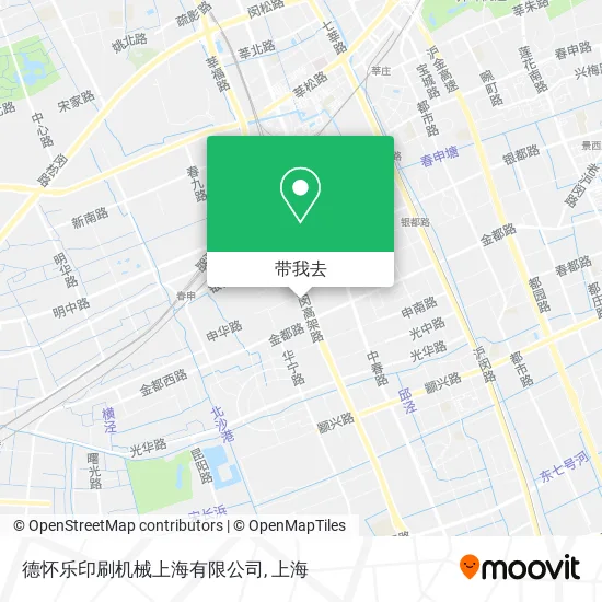 德怀乐印刷机械上海有限公司地图