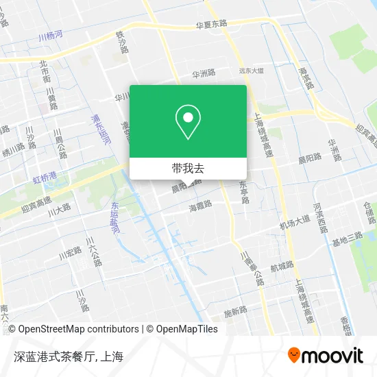 深蓝港式茶餐厅地图