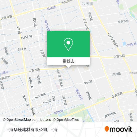 上海华瑾建材有限公司地图