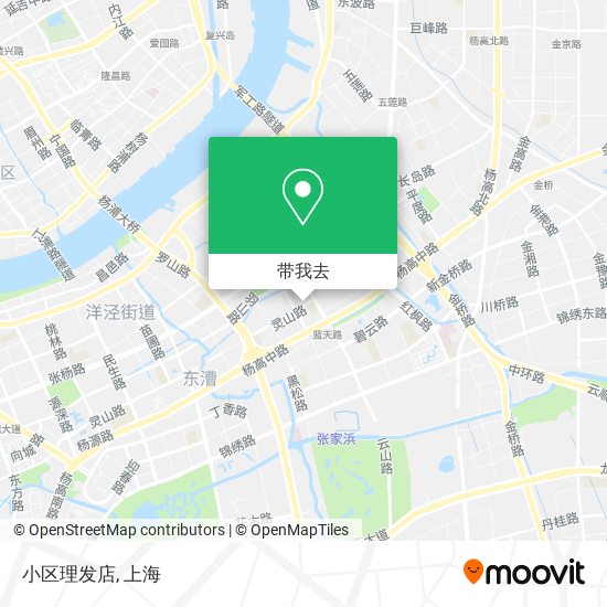 小区理发店地图
