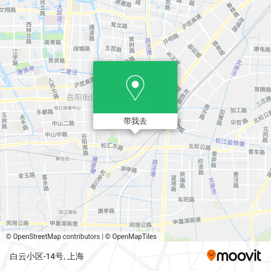 白云小区-14号地图
