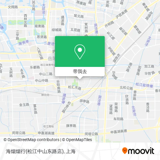 海烟烟行(松江中山东路店)地图