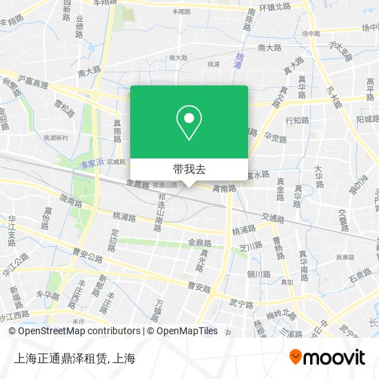 上海正通鼎泽租赁地图