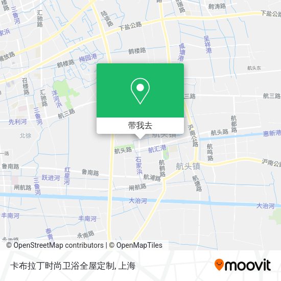 卡布拉丁时尚卫浴全屋定制地图