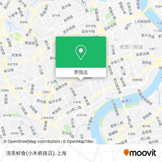 清美鲜食(小木桥路店)地图